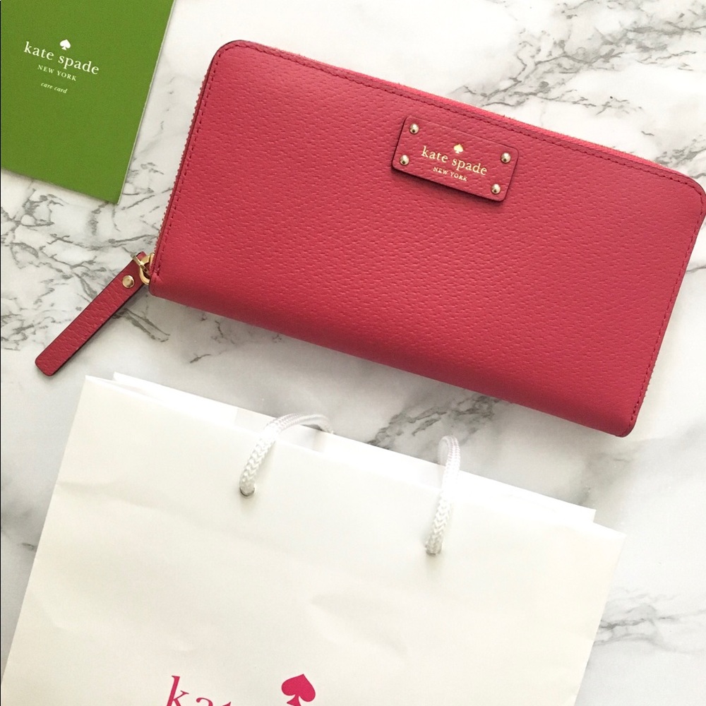 ♠️ KATE SPADE 👝 Neda Zip-Around Wallet Clutch